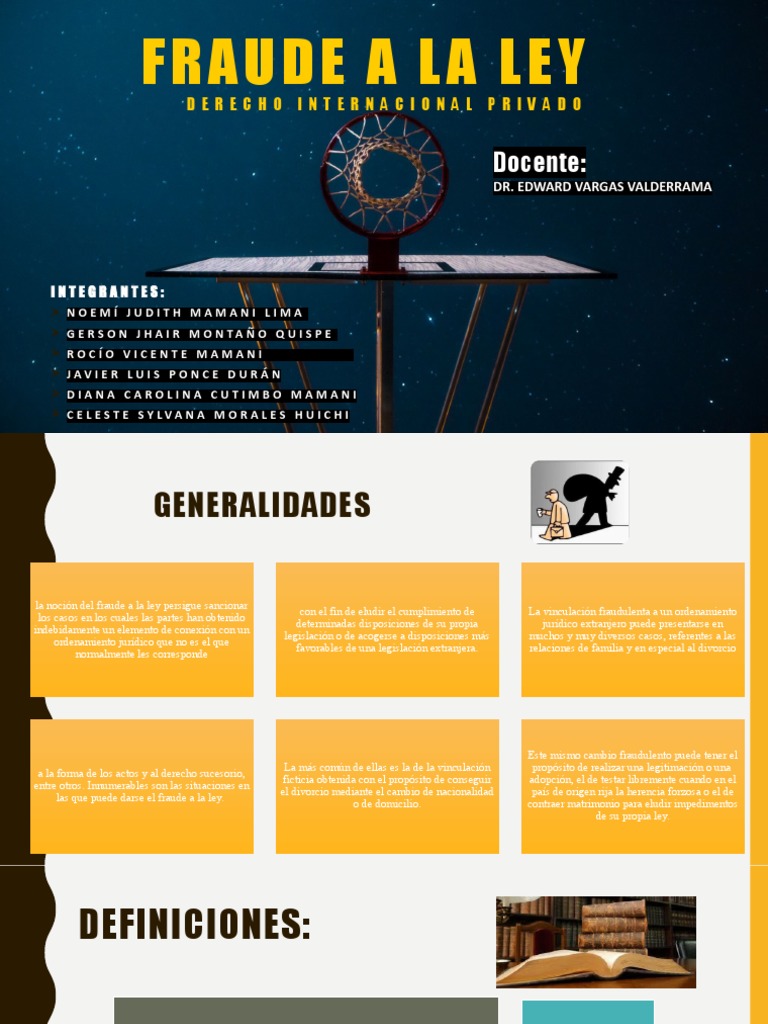 Fraude a la Ley en Derecho Internacional | PDF | Ley internacional ...
