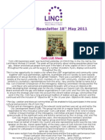 Newsletter 18th May 2011