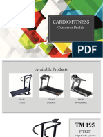Cardio Fitness: Customer Profile
