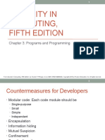Security in Computing, Fifth Edition: Chapter 3: Programs and Programming