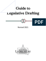 Guide To Legislative Drafting: Revised 202 1