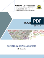 PG M.A. Socialogy 351 23 Sociology of Indian Society MA Sociology