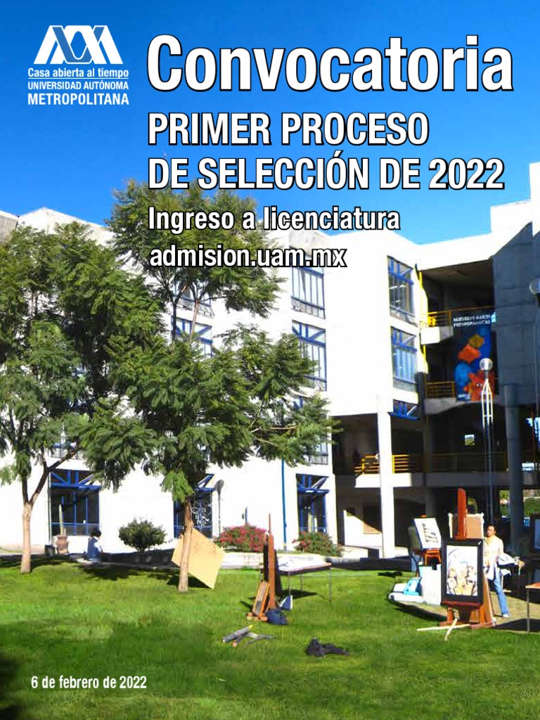 Convocatoria Uam 2022 | PDF | Prueba (evaluación)