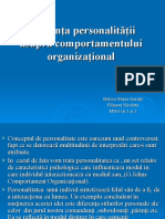 Comportament Organizational Power Point