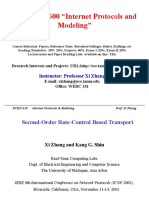 ECEN 619-600 "Internet Protocols and Modeling": Instructor: Professor Xi Zhang