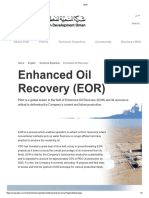 Petroleum Development Oman -EOR