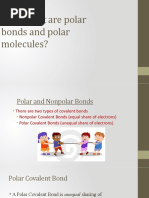 Polar Bonds and Polar Molecules