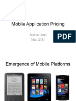 Mobile Application Pricing (Presentation)