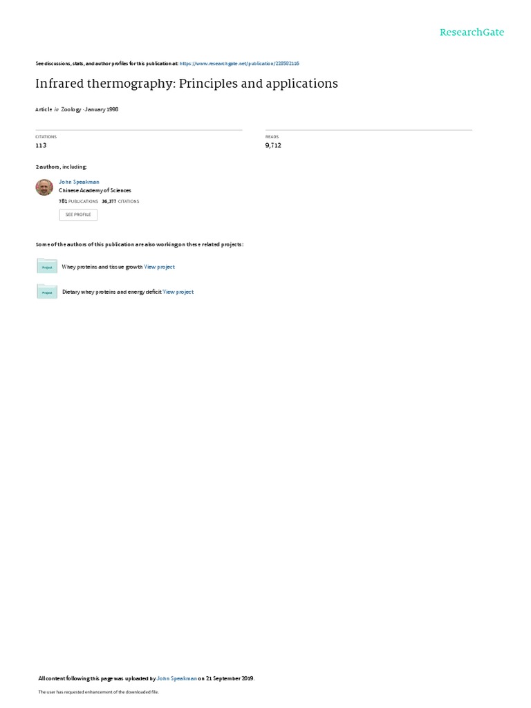 Infrared Thermography Principles and Applications PDF