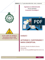 Actividad 3 Unidad 2. Cuestionario y Mapa Conceptual