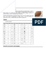 Alfabeto etrusco: origem e características