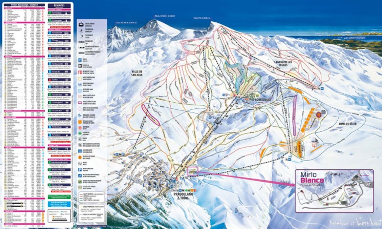 Sierra Nevada Piste Map | PDF
