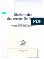 Frances - Dictionnaire - Termes-Littéraires - Van Gorp