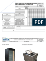 Formato Verificacion Condiciones Higienicas Del Equipo