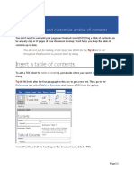Muali: Insert A Table of Contents