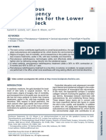 Percutaneous Radiofrequency Technologiesforthelower Faceandneck