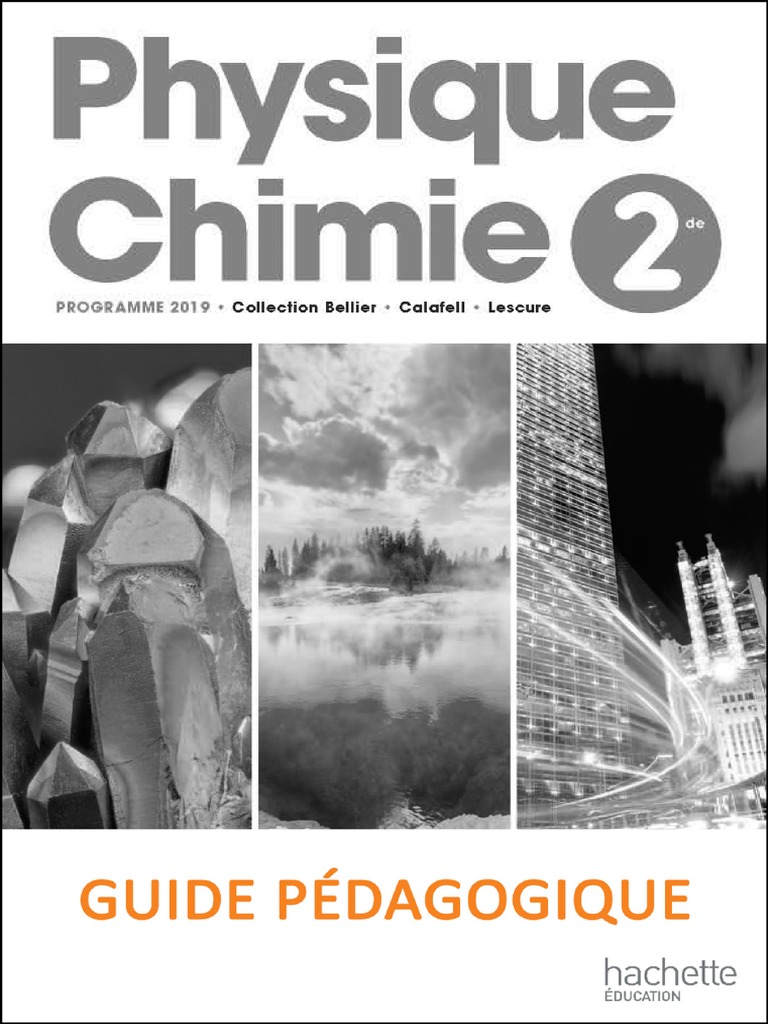 Physique Chimie Cycle 4 Hachette Corrigé Pdf Physique | PDF | Chimie | Atmosphère de la Terre