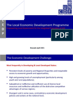 L E D P: The Local Economic Development Programme