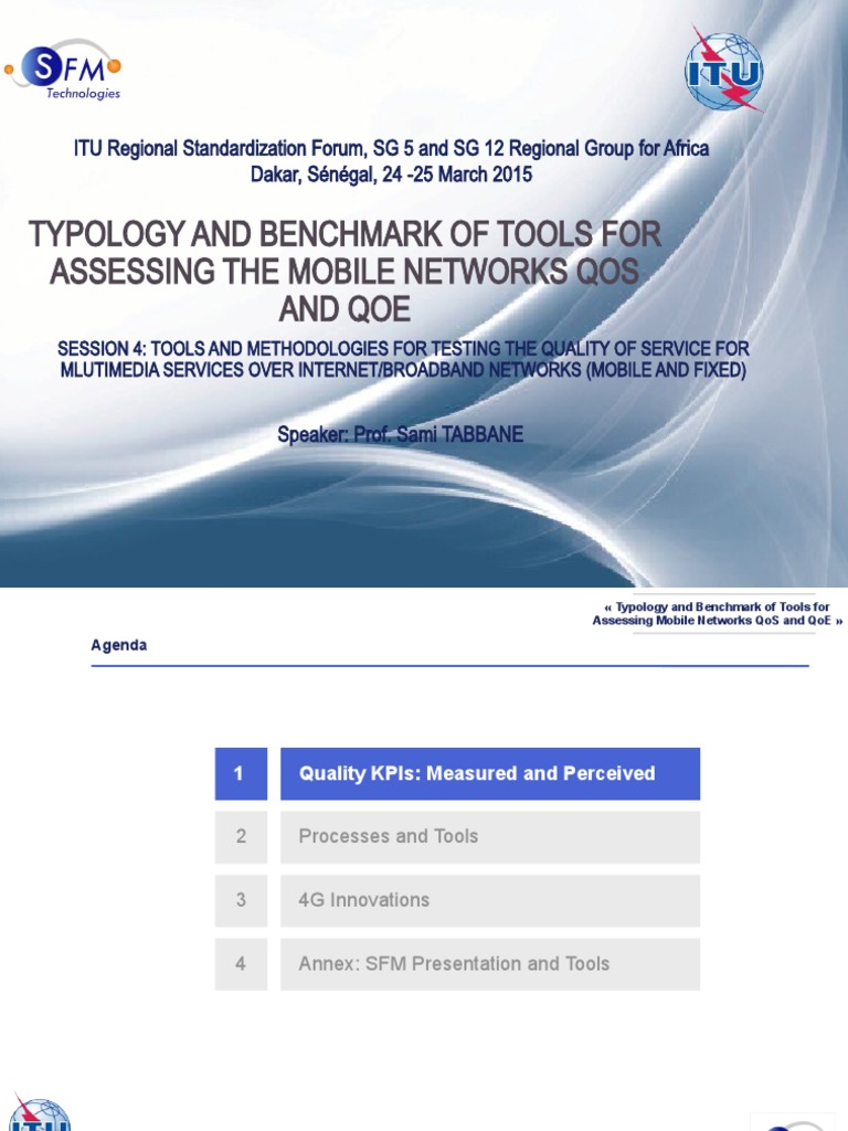 Mobile Networks QoS and QoE Tools Guide | PDF | Quality Of Service ...