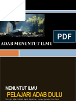 Adab Menuntut Ilmu