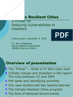 Climate Resilient Cities: A Primer On Reducing Vulnerabilities To Disasters