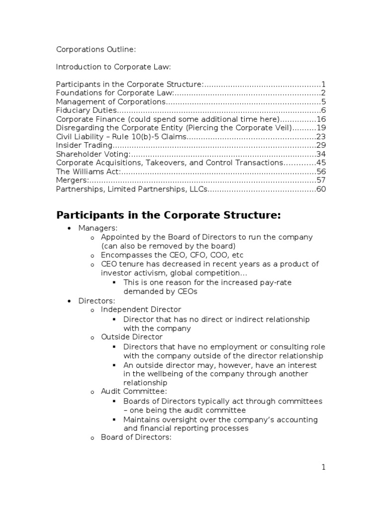 Barbri business associations outline picture