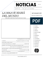 Periodico Día de Las Madres Minders