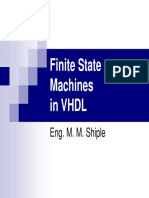 Finite State Machines in VHDL (Moore and Mealy