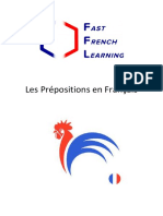 BONUS E Book Les Prépositions en Français