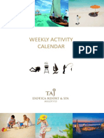 Final Weekly Activity Calender