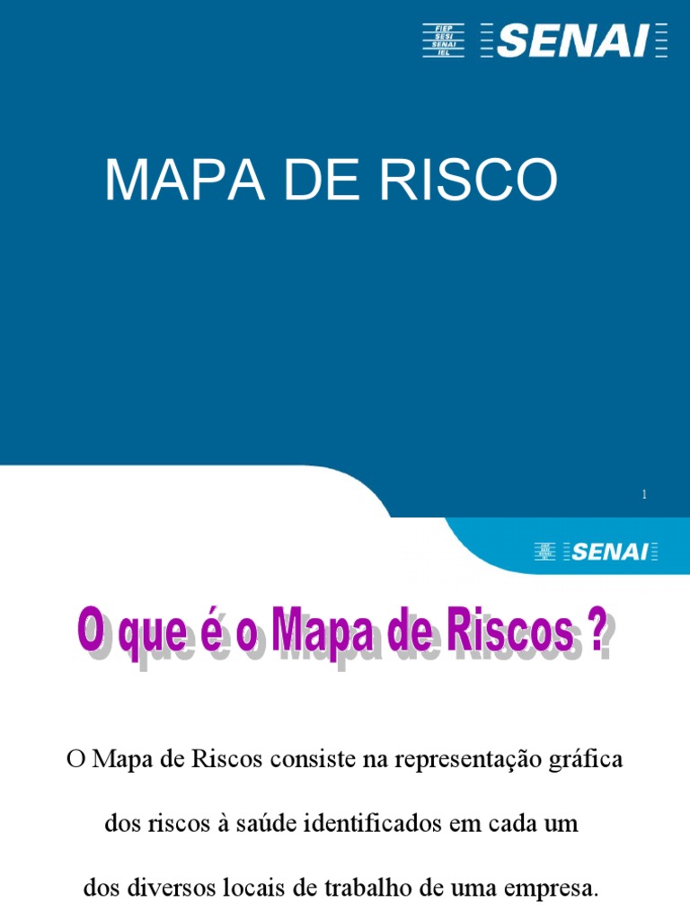 Mapa de Risco Senai | PDF | Dor | Umidade