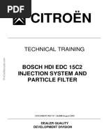 Citroen Bosch Hdi Edc15c2 Injection System and Particle Filter