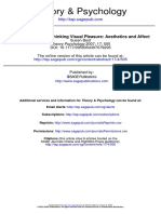 Theory & Psychology: Special Section: Rethinking Visual Pleasure: Aesthetics and Affect