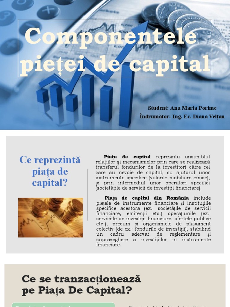 Componentele Pietei de Capital Ana Porime PDF