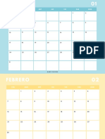 Calendario mensual y semanal