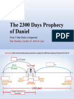 The 2300 Days Prophecy of Daniel: Form 5 Take Home Assignment