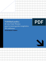 Viabilidad Jurídica: de Una Guía Técnica para La Interrupción Terapéutica Del Embarazo