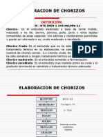 Elaboracion de Chorizos: Definición