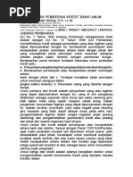 Download Pengaturan Pemberian Kredit Bank Umum by Shafina K Karim SN55726303 doc pdf