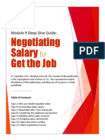 Module 9 Salary Negotiation Deep Dive Guide