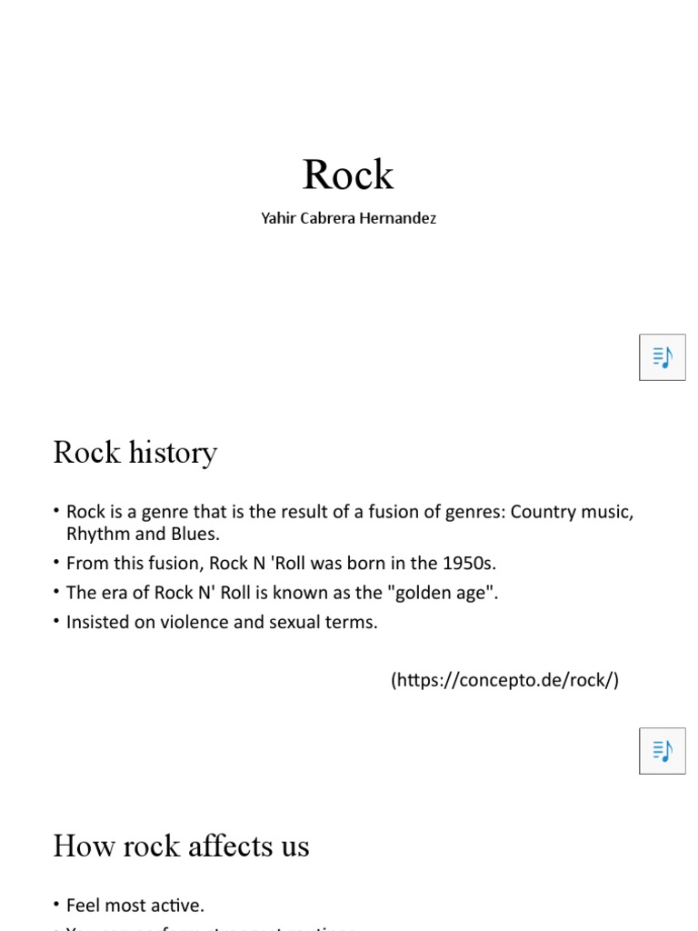 Overview of Rock Music History and Impact | PDF | Travel | Art
