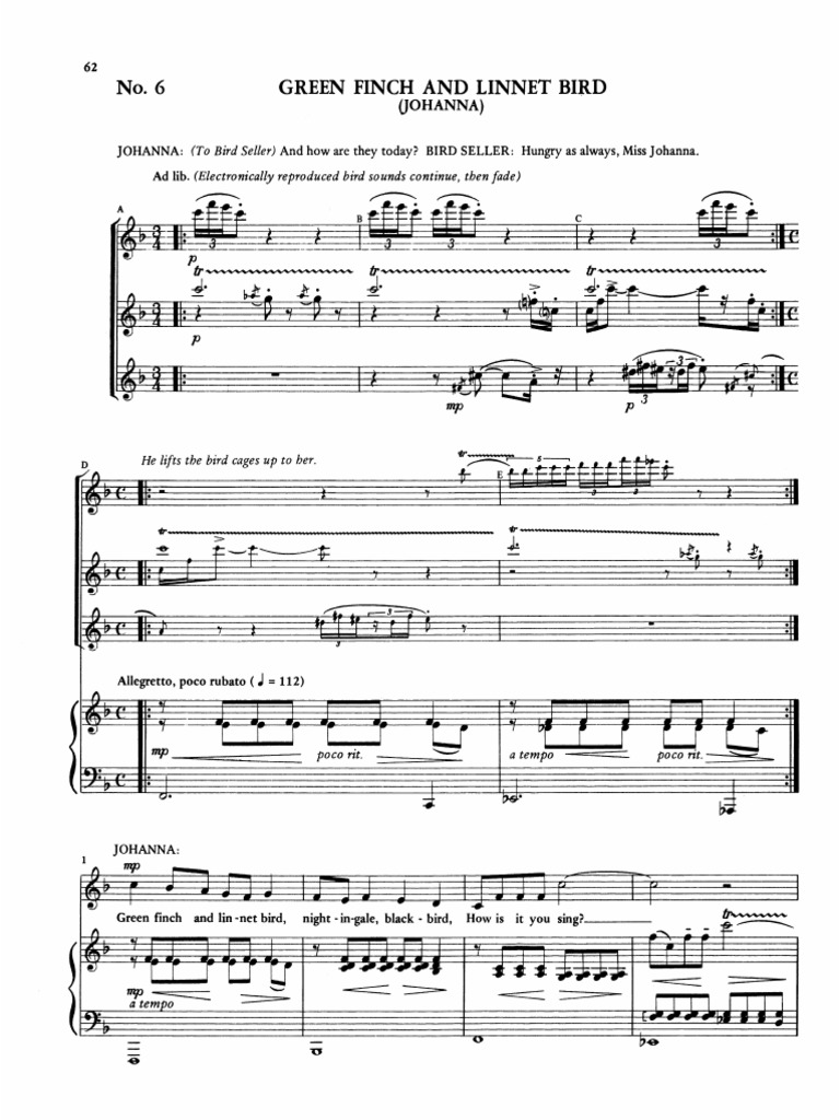 Green Finch and Linnet Bird | PDF