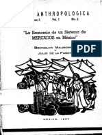 Malinowsky y Fuente - La Economía de Un Sistema de Mercados en México (1957)