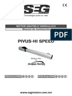 Manual Pivus Hi Speed 270 390