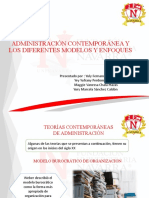 Teorias Contemporaneas de Administracion