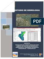Estudio Hidrologico Puente Cusco PDF