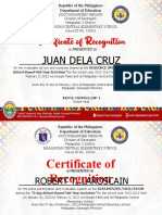 Mid-Year Activities Certificates Malapatan Elementary