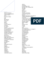 Vocabulaire CV Anglais PDF