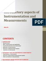 Introductory Aspects of Instrumentation and Measurements: Abiyu M