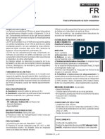 Determinación de factor reumatoideo FR Turbitest AA